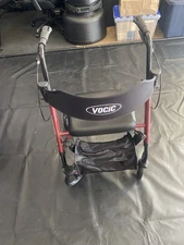 2025 Vocic Z21 Rollator Walker For Seniors Ergonomic Arc Seat Adjustable 330 Lbs