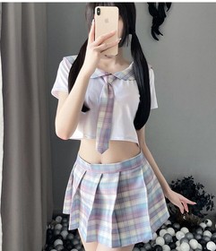 Sexy Japan Sailor Student Cosplay Costumes Hot Schoolgirl Uniform Women Lingerie