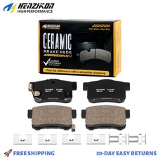 Premium Ceramic Rear Brake Pads Fit Honda Odyssey 1995-1998 & Isuzu Oasis