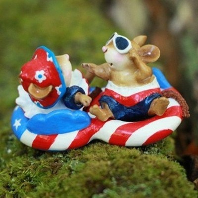 Wee Forest Folk Limited Edition M477d - Patriotic Pool Pals