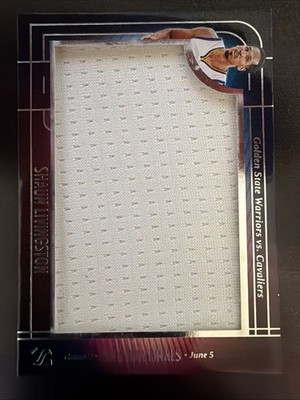 2024-25 Panini Silhouette Shaun Livingston 2016 Finals Used Jumbo Patch Game 2