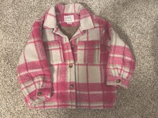 Zara Jacket Plaid Pink Girl4-5 years