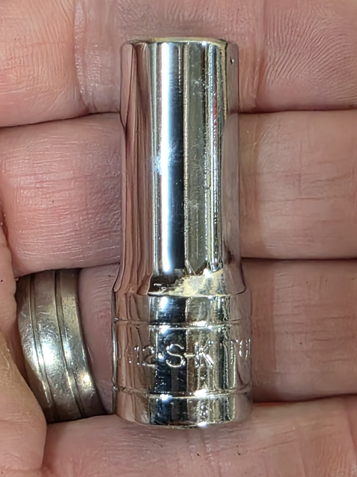 Vintage S-K Tools 3/8" Dr 21pc SAE Socket Set Metal Box USA Excellent Condition