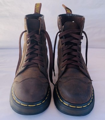 Vtg 90's Dr. Martens 2A73 Platform Toe Cap Boots Y2K Women Sz 6