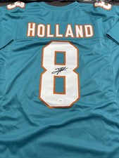Jevon Holland Autographed Signed XL Custom Dolphins Jersey-JSA Witnessed