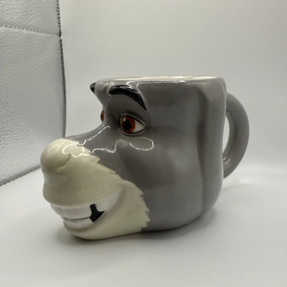 Taza de café Shrek Donkey Character 2004 taza taza galería 3D de Dreamworks Foto 3 de 4