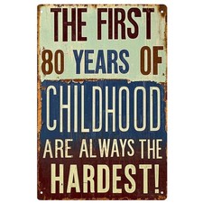 Funny Deer Hunting Tin Metal Signs Home D cor 8x12: Rustic Man Cave Decor