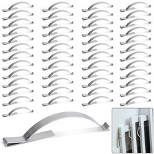 50 Pcs Window Screen Tension Spring, Durable Corner Mount Flat Silver