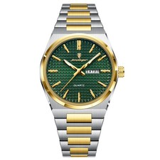 New Simple Men's Watch Waterproof Double Calendar Quartz Wristwatch