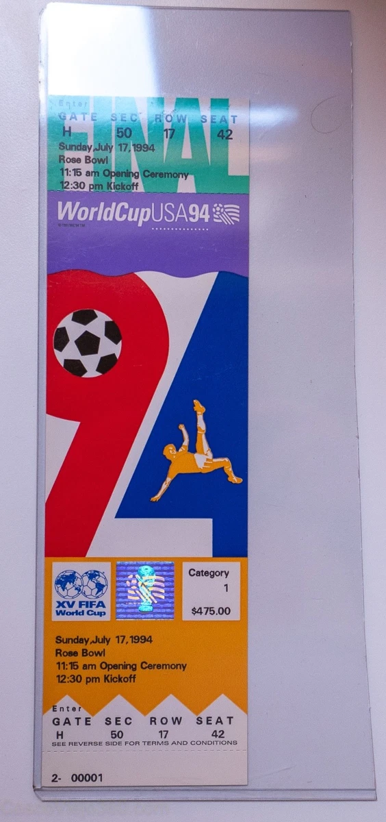 World Cup Ticket In Vintage Sports Ticket Stubs for sale | eBay
