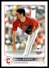 2022 Topps Opening Day Shane Bieber Cleveland Guardians #164