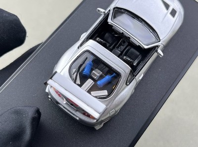AL FS 1:64 Silver Supra A80 Targa Convertible Sports Model Diecast