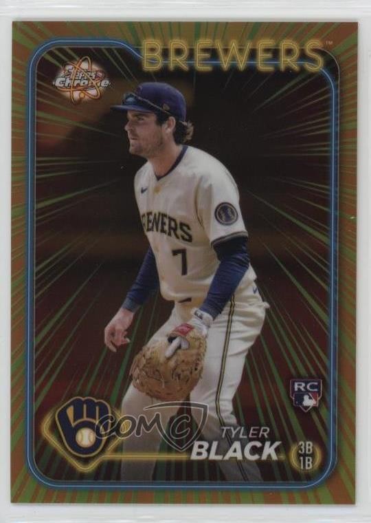 2024 Topps Chrome Update Radiating Rookies Tyler Black #RR-23 RC 03j5