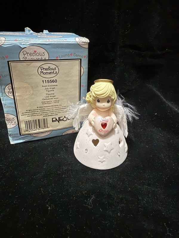Enesco Precious Moments July Angel Figurine 