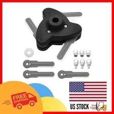 Upgrade Your Gas Trimmer with 3-Blade Stainless Steel Heads & Replacement Blades