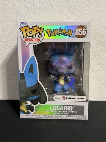 Funko Pop Pokémon Lucario Pearlescent Pokemon Center Exclusive