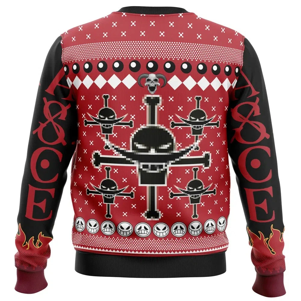 One Piece Fire Fist Ace Christmas Ugly Sweater