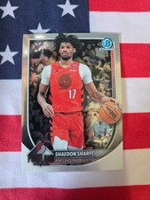 2025-26 Bowman Chrome Base - Shaedon Sharpe #BCV-110 Trail Blazers