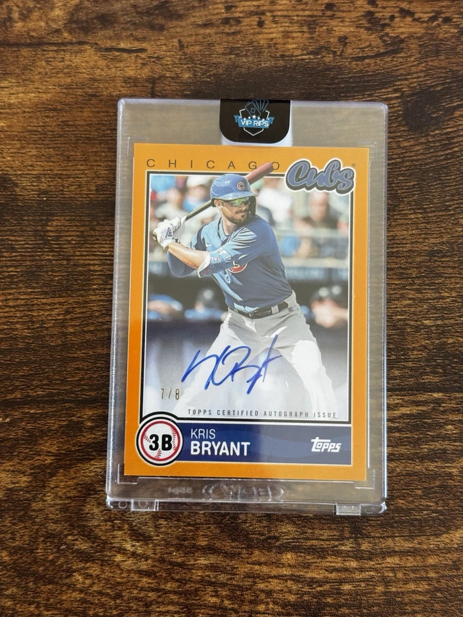 Kris Bryant Autographed Baseball Sports Trading Cards