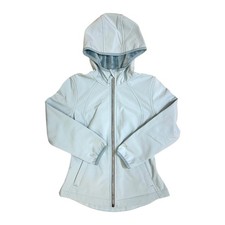 Free Country Girls Softshell Jacket, Water and Wind Resistant Misty, XS 