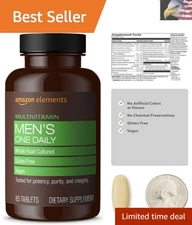 Health Essentials:  Men’s Multivitamin Tablets (65 Count, 2- Supply)