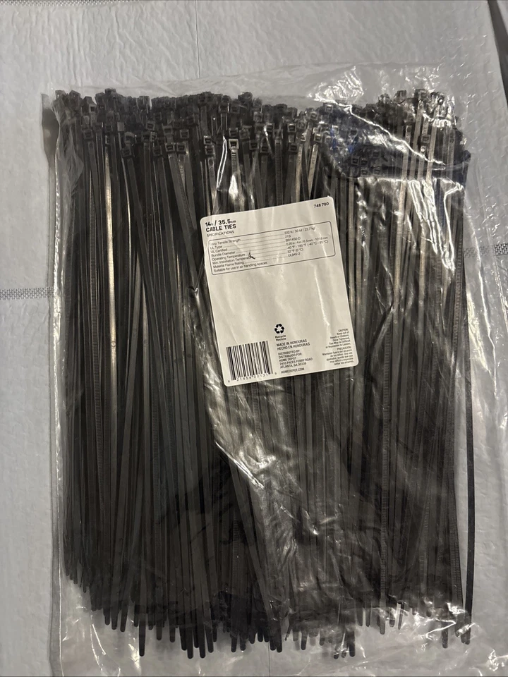 500-Pack 14” Cable Ties (Commercial Electric) - Изображение 3 из 4