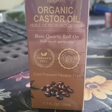 100% Pure Cold Pressed Castor Oil Rose Quartz...