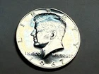 1967 SMS BU (Special Mint Set) 40% silver Kennedy half. Exact coin shown. #2