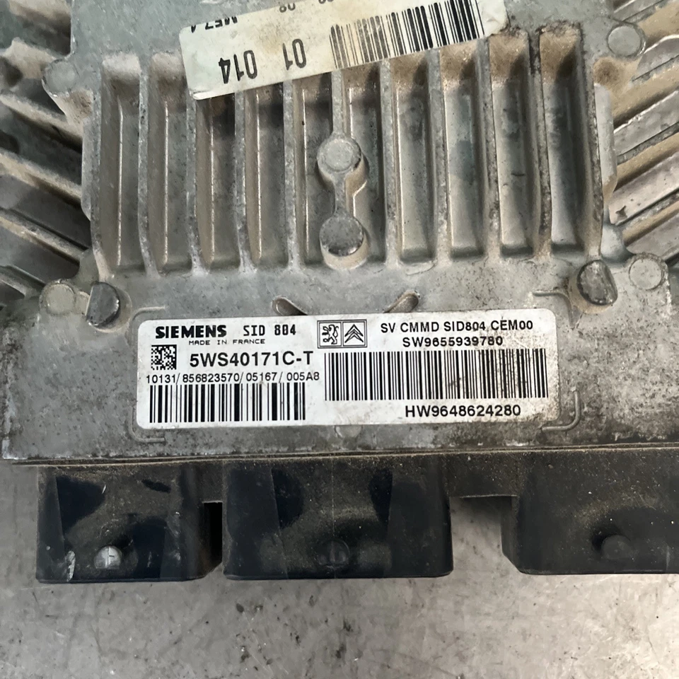 Centralina SIEMENS 5WS40171C-T PEUGEOT 1007 1.4 50kw 9655939780 Diesel - Immagine 3 di 4