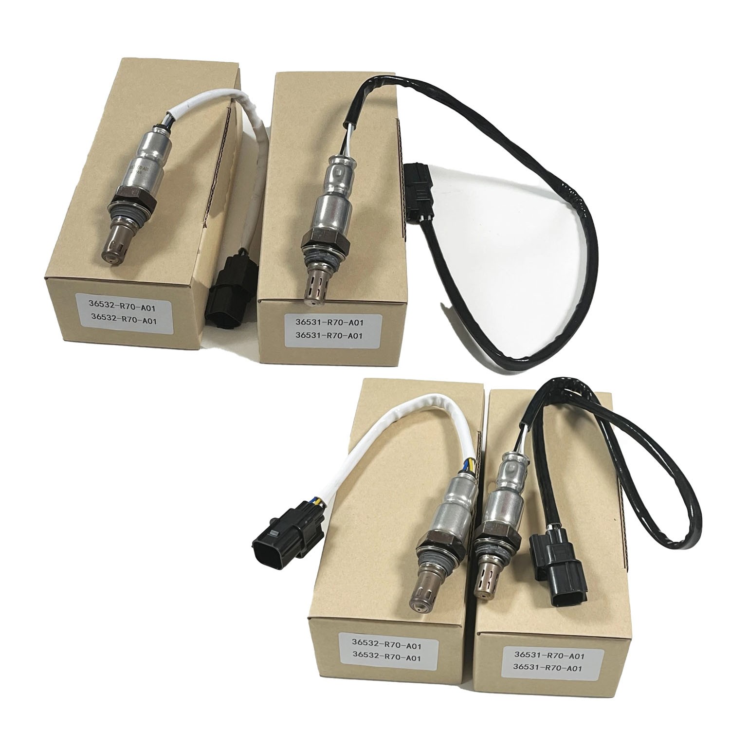 4x Up&Downstream Oxygen Sensor For Honda Pilot 2009-2011 Odyssey 2011-2013 3.5L