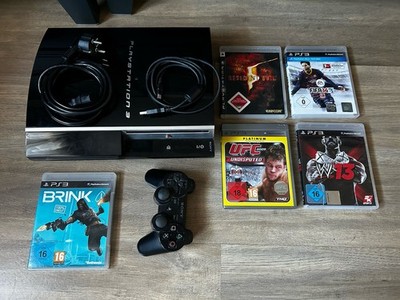 Sony PlayStation 3 PS3 Konsole FAT 80GB CECHL04 Schwarz TOP  