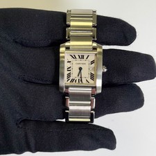 Cartier Tank 25mm White Dial Watch Ref# W51011Q3 2
