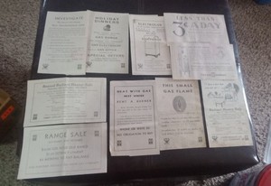 1931-35 Wheeling WV Gas Bill Head 50 Ills Stoves Fridges Witty Slogans