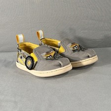 TOMS X Tonka Trucks Toddler Boys' Tiny Alpargata Slip-On Shoes Boys Size 5