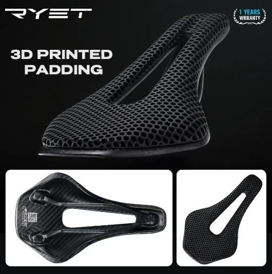 3D Printed Ultralight Carbon Fibre Saddle Road/MTB Similar To Fizik Selle Italia