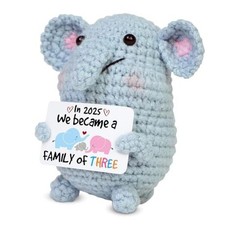 Baby's First Christmas Decorations   Positive Mint Elephant - Family of Three