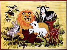 Artcraft Concepts    Friends  Needlepoint Animals  16x12 kit                /NP1