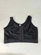 CURVEEZ Bra Large L Compression Post Surgery Slimming Comfy MSRP $48 Black