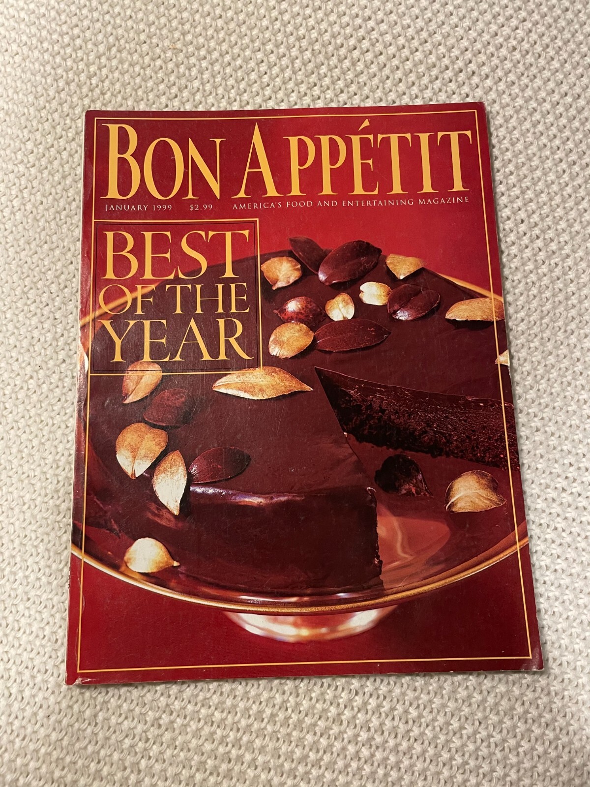 Vintage Bon Appetit Cooking Magazine Best of the Year January 1999 | eBay