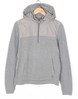 Sweat à capuche homme HUGO BOSS Piceno 24 demi-fermeture éclair taille S coup... - Photo 1/4