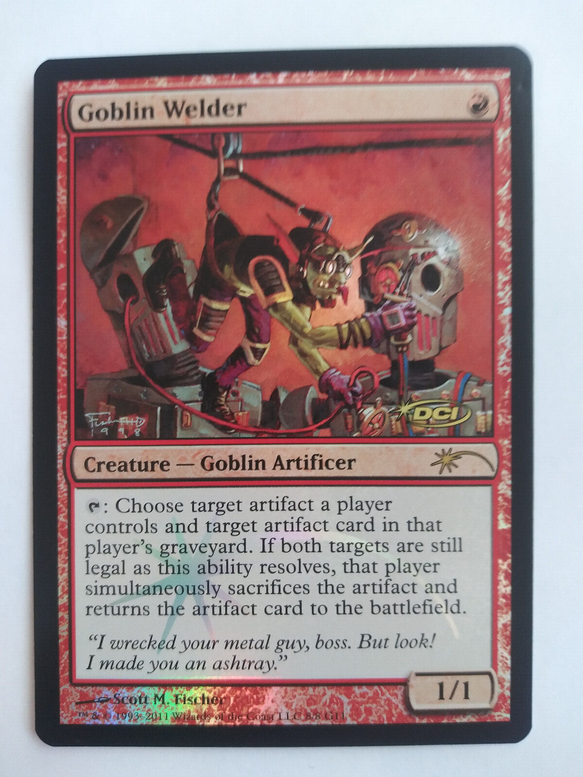 MTG Goblin Welder FOIL (Judge Gift Cards 2011/G11) Magic the