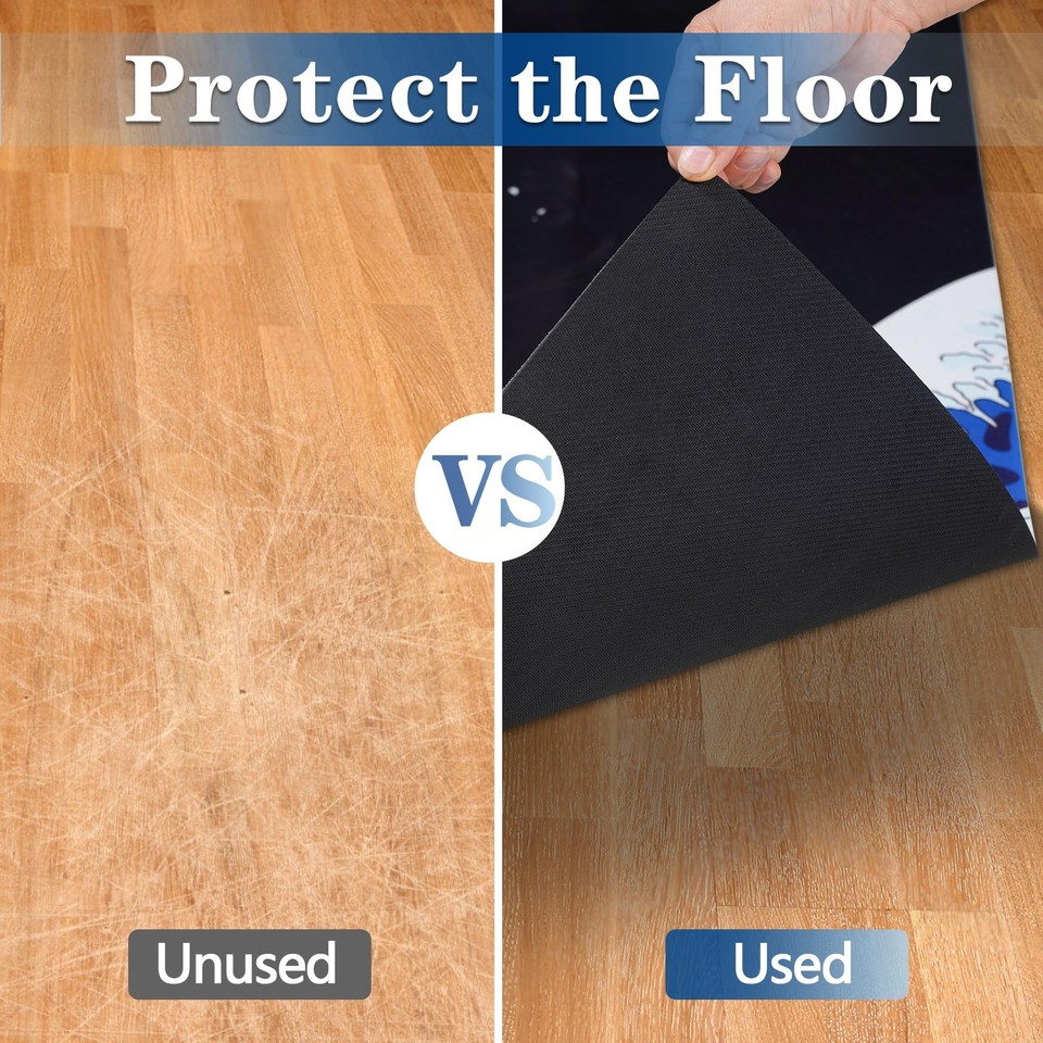 Office Chair Mat for Carpet, Desk Chair Mat for Carpet Japanese Waves