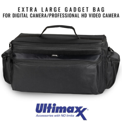 Extra Large Soft Padded Camcorder Equipment Bag Case by ULTIMAXX - Brand New - Bild 1 von 7