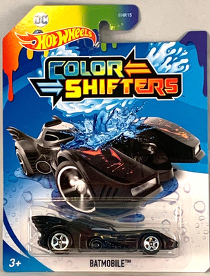 2019 Hot Wheels Color Shifters BATMAN Batmobile Black w/Flames w/o Flames 5SPs
