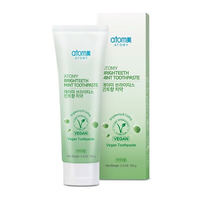 ATOMY Brighteeth Mint Toothpaste 150g x 3EA Vegan Toothpaste K-Beauty