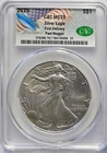 2025 ASE CAC MS 70 First delivery Signed CAC Founder PAUL NUGGET