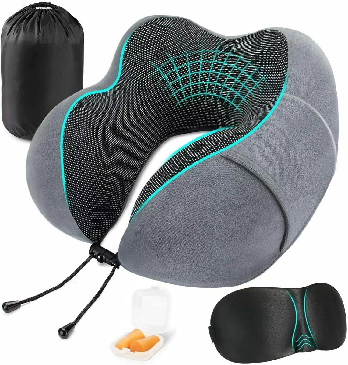 Travel pillow foam particle pillow u-shapedcervical neck pillow lumbar  pillow