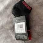 Nike Air Jordan Kids Low Cut Socks Black Red 3Y-5Y 3 Pair — photo 2