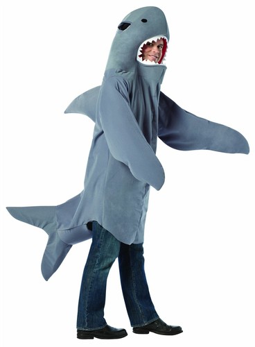 Adulti Squalo Halloween Marine Animale Costume Misura Standard | eBay