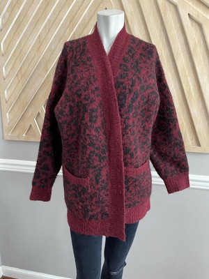 madewell leopard cardigan